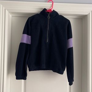 Abercrombie & Fitch quarter zip fleece pullover